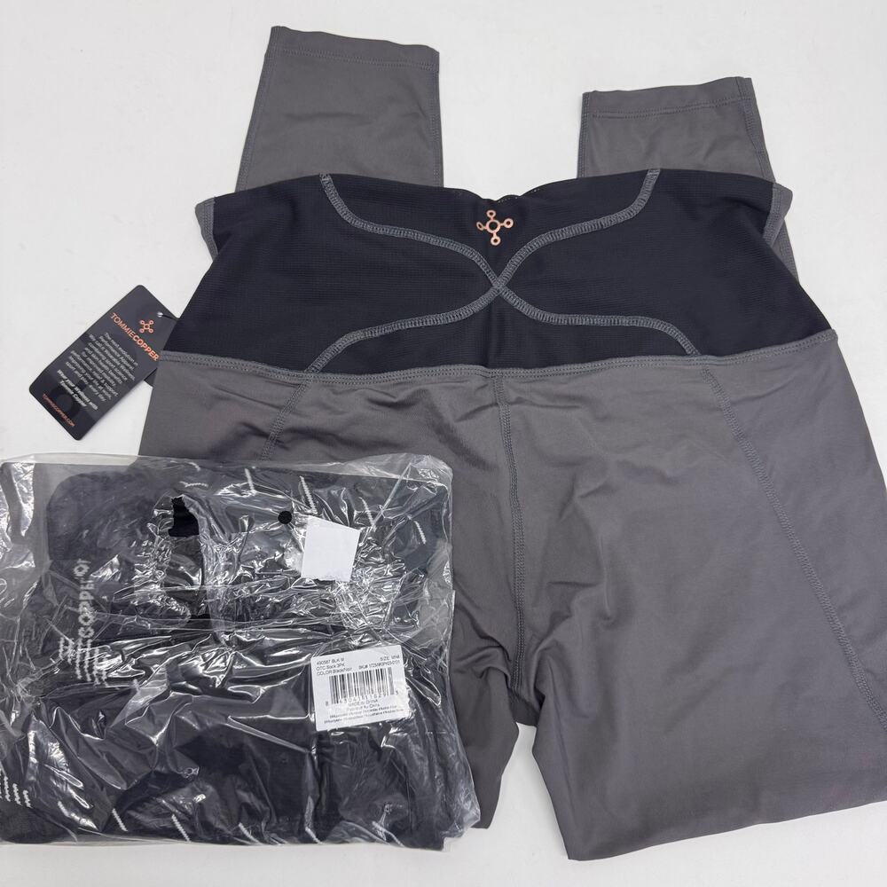 NWT Tommie Copper Women’s Pro-Grade Lower Back Support Leggings sz Medium Gray